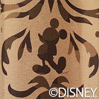 ミッキークレスト ライトブラウン