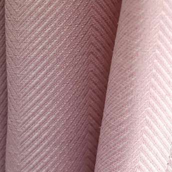100サイズから選べる！ツイル生地の非遮光ドレープカーテン 『リプル ピンク』