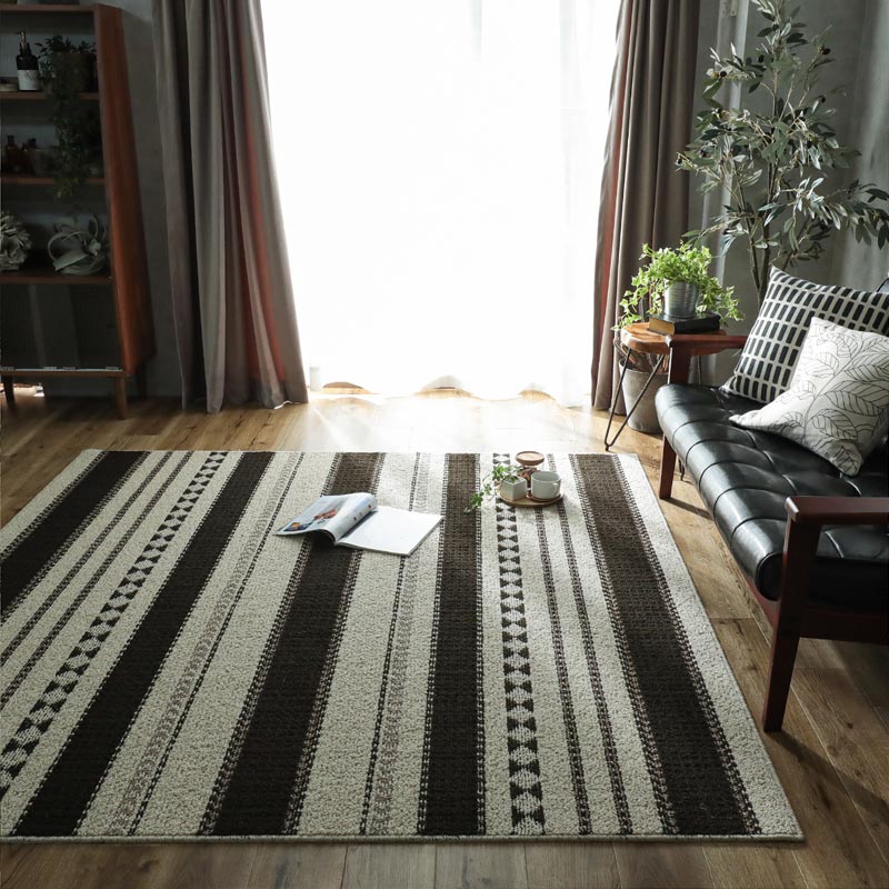 ラグマット 絨毯 約80×140cm L16 ニュージーランドウール100％ 保温性