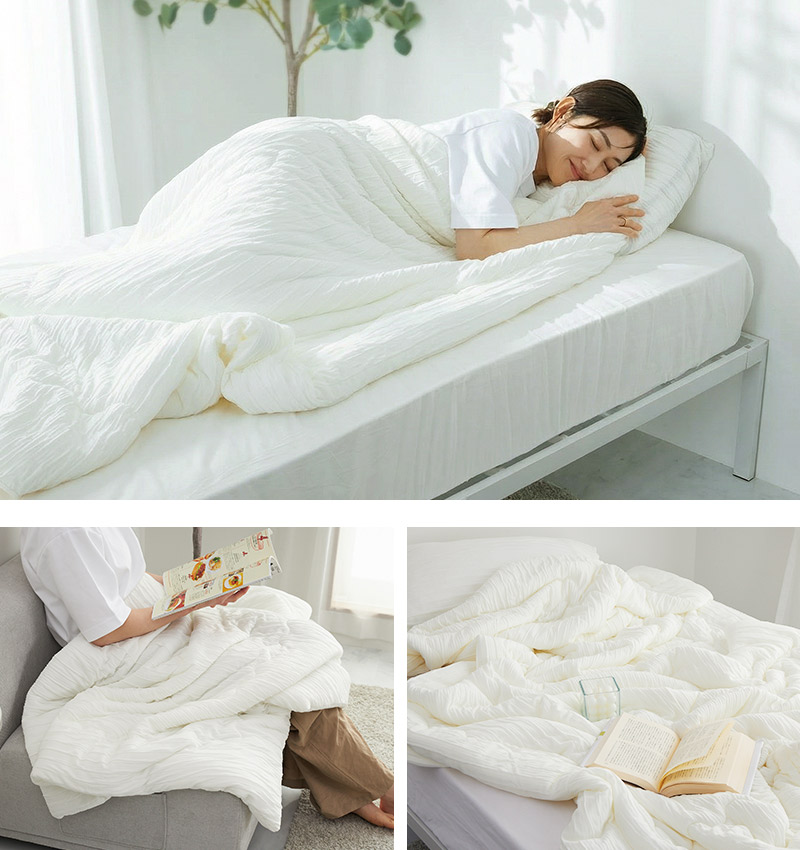 接触冷感とろりんケットに包まれてる